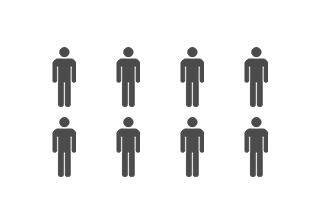 創業当時は8名だった社員